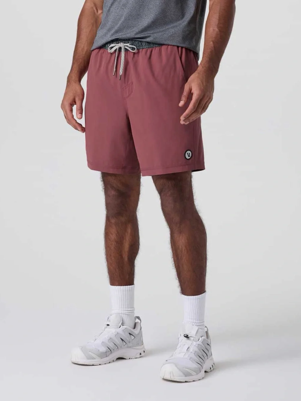 Vuori Men’s Lined Drawstring Kore Short XXL Red Clay Swim Trunks Board Shorts